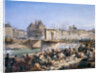 Attack on the Hotel de Ville and Combat on the Pont d?Arcole, July 28, 1830 by Amédée Bourgeois