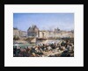 Attack on the Hotel de Ville and Combat on the Pont d?Arcole, July 28, 1830 by Amédée Bourgeois