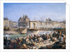 Attack on the Hotel de Ville and Combat on the Pont d?Arcole, July 28, 1830 by Amédée Bourgeois