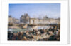 Attack on the Hotel de Ville and Combat on the Pont d?Arcole, July 28, 1830 by Amédée Bourgeois