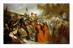 Entry of Charles VII into Rouen, 10 November 1449 by Henri Decaisne