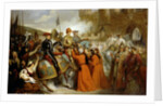 Entry of Charles VII into Rouen, 10 November 1449 by Henri Decaisne