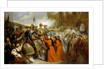 Entry of Charles VII into Rouen, 10 November 1449 by Henri Decaisne