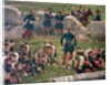 Evening of the battle of Rezonville (Gravelotte). Grenadiers of the Imperial Guard at rest, 16 Augus by Édouard Detaille