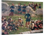 Evening of the battle of Rezonville (Gravelotte). Grenadiers of the Imperial Guard at rest, 16 Augus by Édouard Detaille