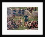 Evening of the battle of Rezonville (Gravelotte). Grenadiers of the Imperial Guard at rest, 16 Augus by Édouard Detaille