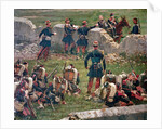 Evening of the battle of Rezonville (Gravelotte). Grenadiers of the Imperial Guard at rest, 16 Augus by Édouard Detaille