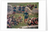 Evening of the battle of Rezonville (Gravelotte). Grenadiers of the Imperial Guard at rest, 16 Augus by Édouard Detaille