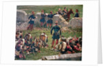 Evening of the battle of Rezonville (Gravelotte). Grenadiers of the Imperial Guard at rest, 16 Augus by Édouard Detaille
