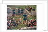 Evening of the battle of Rezonville (Gravelotte). Grenadiers of the Imperial Guard at rest, 16 Augus by Édouard Detaille