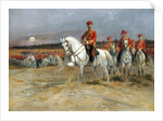Tsarevich Nicholas Reviewing the Troops by Édouard Detaille