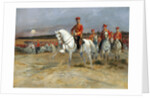 Tsarevich Nicholas Reviewing the Troops by Édouard Detaille