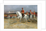 Tsarevich Nicholas Reviewing the Troops by Édouard Detaille