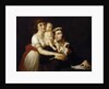 Camille Desmoulins with his wife Lucile and child by Jacques Louis David