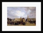 The Funeral Cortege of Napoleon I Passing Through the Place de la Concorde 15 December 1840 by Jacques Guiaud