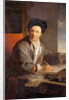 Portrait of the author Bernard le Bovier de Fontenelle by Louis Galloche