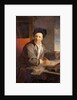 Portrait of the author Bernard le Bovier de Fontenelle by Louis Galloche