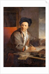 Portrait of the author Bernard le Bovier de Fontenelle by Louis Galloche