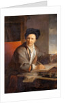 Portrait of the author Bernard le Bovier de Fontenelle by Louis Galloche