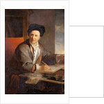 Portrait of the author Bernard le Bovier de Fontenelle by Louis Galloche