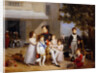 The Emperor Napoleon I on the terrace of the Château Saint-Cloud surrounded by his children by Louis Ducis