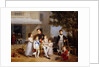 The Emperor Napoleon I on the terrace of the Château Saint-Cloud surrounded by his children by Louis Ducis