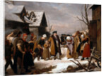 Louis XVI Distributing Alms to the Poor of Versailles during the Winter of 1788 by Louis Hersent