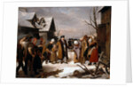 Louis XVI Distributing Alms to the Poor of Versailles during the Winter of 1788 by Louis Hersent