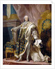 Portrait of Louis XV in his royal costume by Louis Michel Van Loo