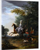 Marie-Antoinette Hunting with Dogs by Louis-Auguste Brun de Versoix