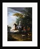 Marie-Antoinette Hunting with Dogs by Louis-Auguste Brun de Versoix