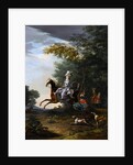 Marie-Antoinette Hunting with Dogs by Louis-Auguste Brun de Versoix