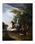 Marie-Antoinette Hunting with Dogs by Louis-Auguste Brun de Versoix