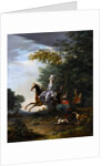 Marie-Antoinette Hunting with Dogs by Louis-Auguste Brun de Versoix