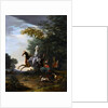 Marie-Antoinette Hunting with Dogs by Louis-Auguste Brun de Versoix
