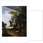 Marie-Antoinette Hunting with Dogs by Louis-Auguste Brun de Versoix