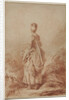 Young Woman Looking Back by Jean Honoré Fragonard
