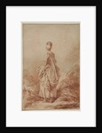 Young Woman Looking Back by Jean Honoré Fragonard