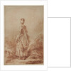 Young Woman Looking Back by Jean Honoré Fragonard