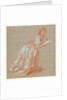 Young woman kneeling by Marguerite Gérard
