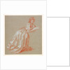 Young woman kneeling by Marguerite Gérard