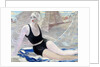 Bather in black swimming suit by Jacqueline Marval
