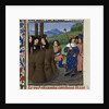 The burning of Templars by Master of the White inscriptions