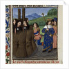 The burning of Templars by Master of the White inscriptions