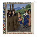 The burning of Templars by Master of the White inscriptions