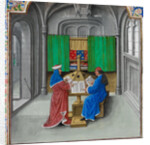 Boccaccio and Petrarch by Master of the White inscriptions