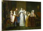 Marie-Louise of Austria Bidding Farewell to her Family in Vienna, 13th March 1810 by Pauline Auzou