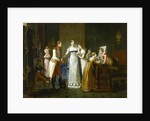 Marie-Louise of Austria Bidding Farewell to her Family in Vienna, 13th March 1810 by Pauline Auzou