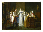 Marie-Louise of Austria Bidding Farewell to her Family in Vienna, 13th March 1810 by Pauline Auzou