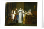 Marie-Louise of Austria Bidding Farewell to her Family in Vienna, 13th March 1810 by Pauline Auzou